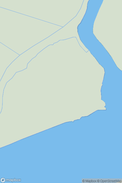 Thumbnail image for Horsey Island [South West England] showing contour plot for surrounding peak